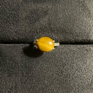 David Yurman Tiger Eye Cable Classic Collection Ring